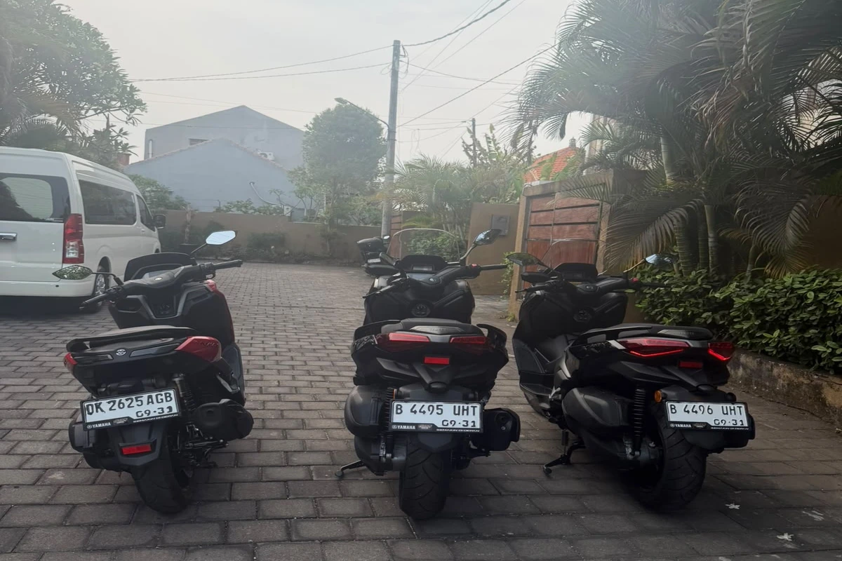 Sewa Motor Yamaha NMAX 155cc di Bali plat DK armada MTNusa